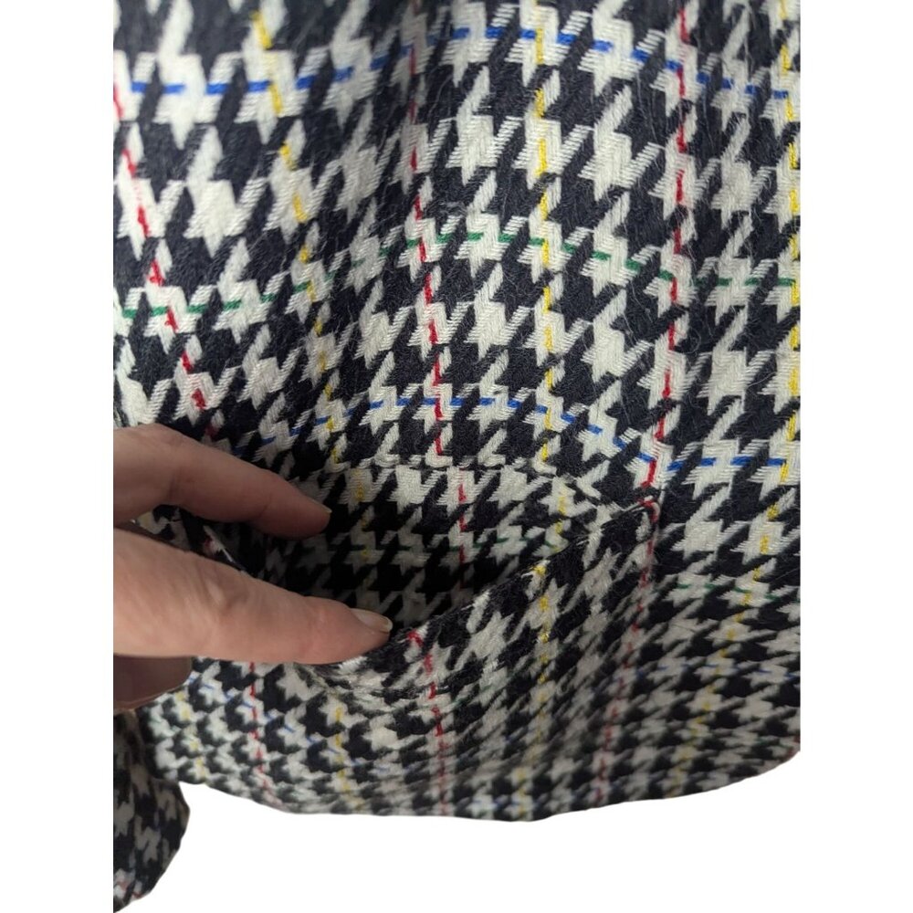 Bfa Classics Houndstooth Blazer Jacket Womens Sz … - image 4